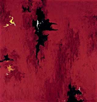 Obra de Clyfford Still (1904-1980), pintor estadounidense, de la corriente del expresionismo abstracto