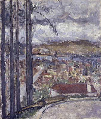 Portland  Museum on Marcus Rothkowitz  Landscape  View Of Portland   Ca  1928 Courtesy