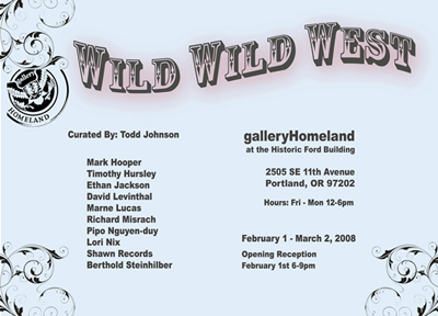 Wild Wild West at Gallery Homeland