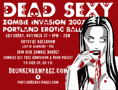 Zombie Walk before Portland Erotic Ball 2007